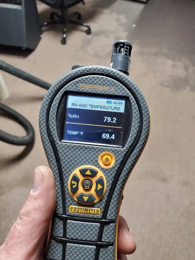 Moisture meter humidity assessment for Mold Remediation & Removal in Glen Carbon